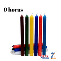 VELA DE 9 HORAS KG - BRANCA