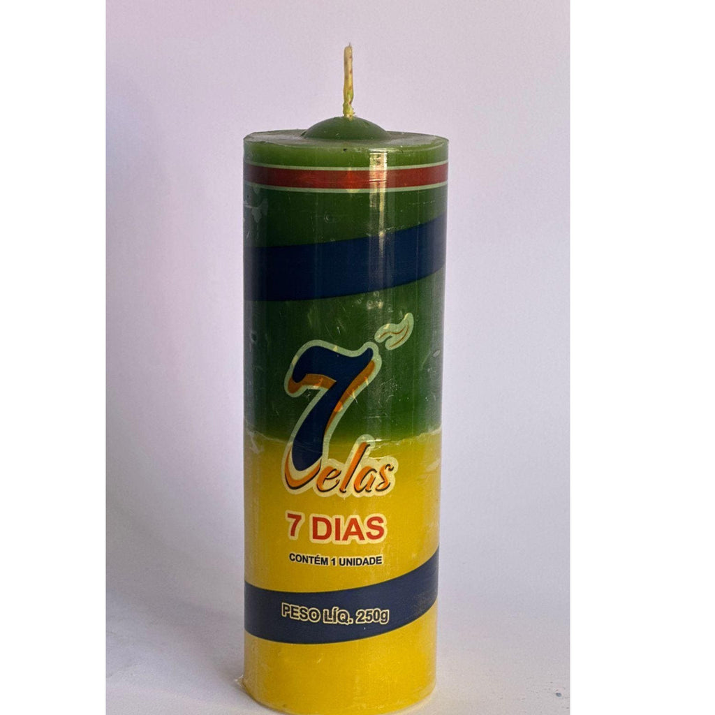 VELA DE 7 DIAS 250 GR - BICOLOR