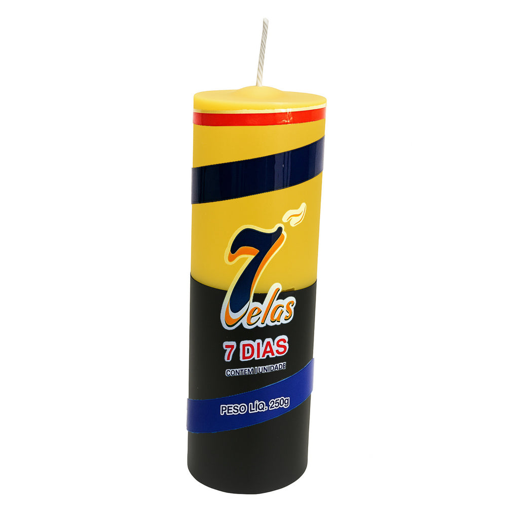 VELA DE 7 DIAS 250 GR - BICOLOR
