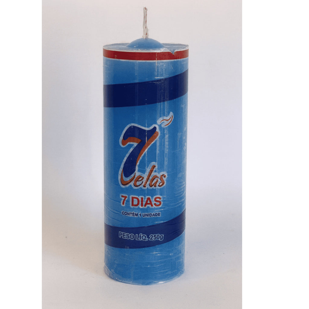VELA DE 7 DIAS 250 GR - COLORIDA