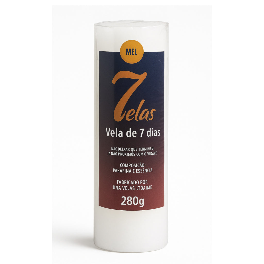 VELA DE 7 DIAS 280 GR - ESSÊNCIA